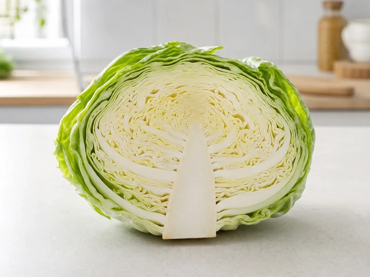 반통(자른 것)은 심 단면 변색을 확인 (확대)