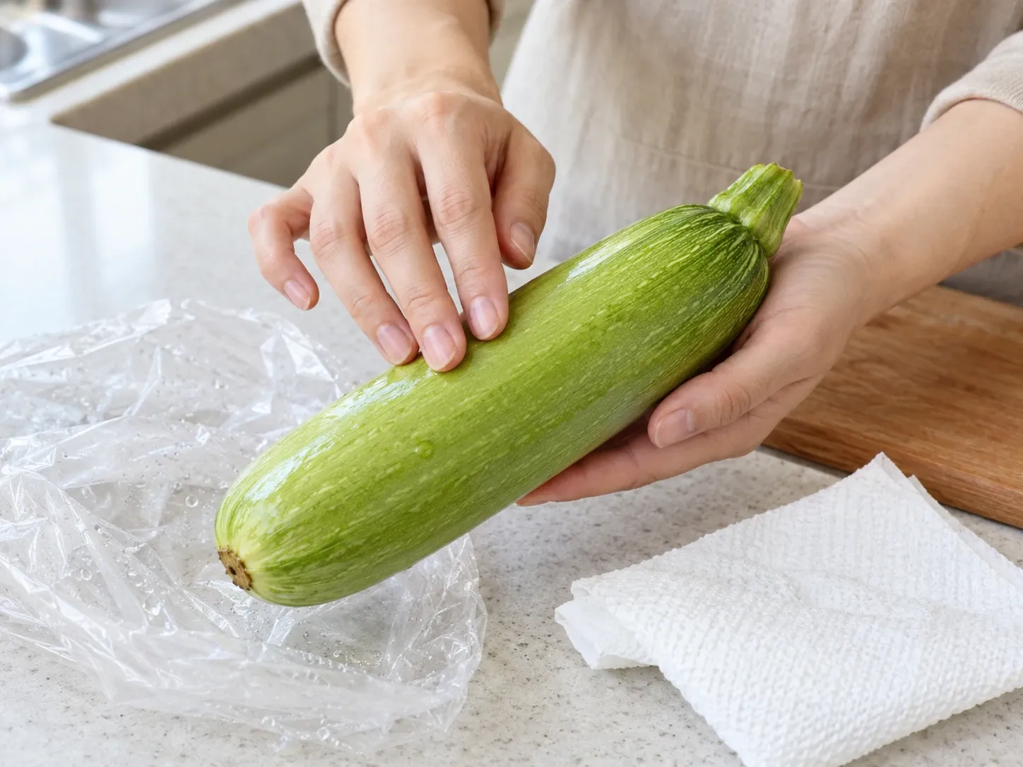 애호박 무르고 미끈거리는데 먹어도 되나 1단계