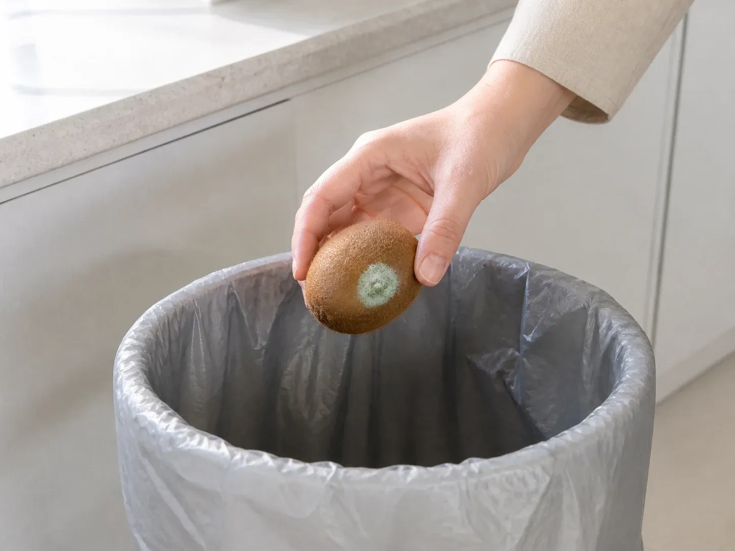상한 키위 통째로