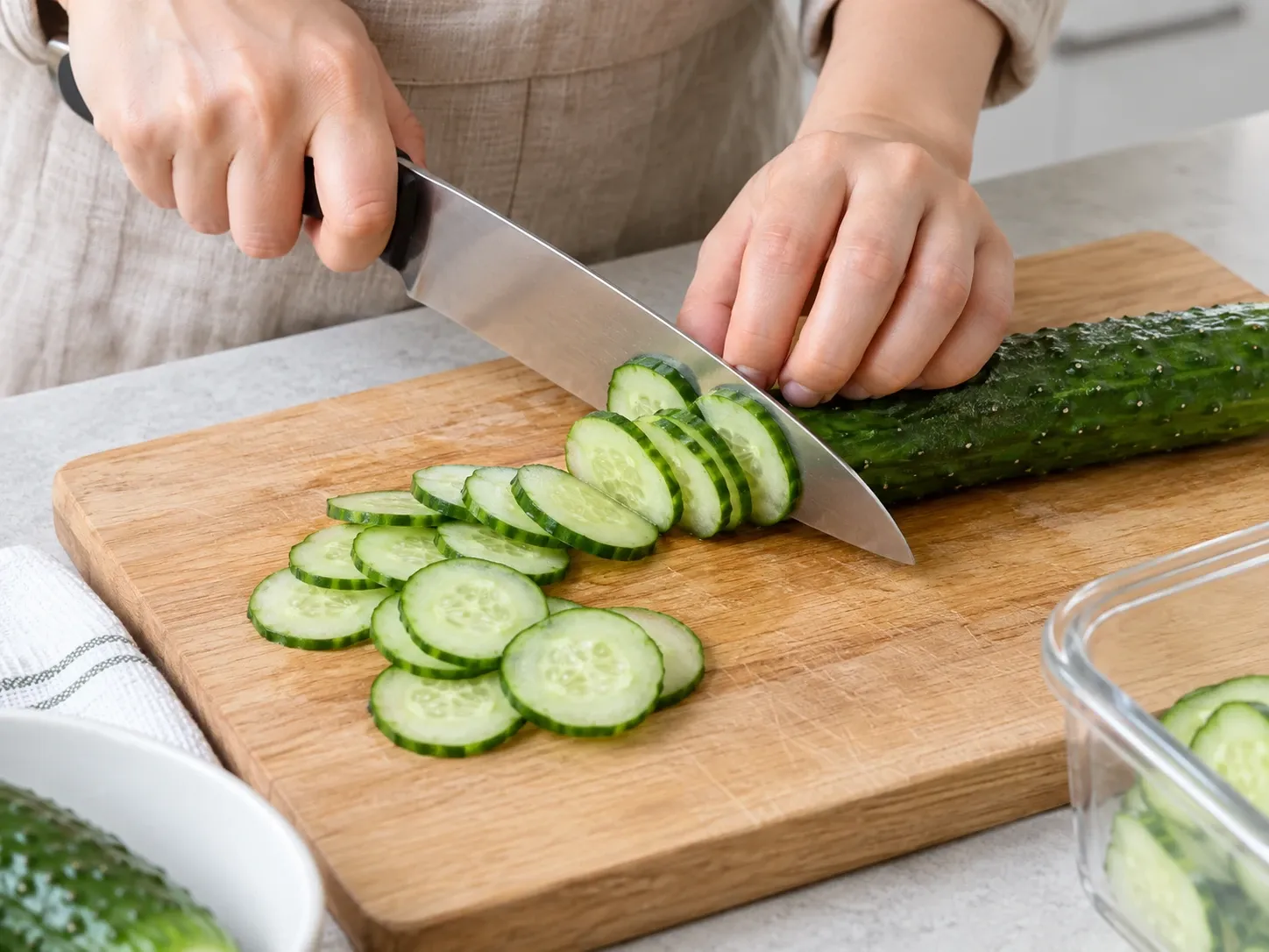 오이 냉동은 절여서 — 생오이 그대로는 비추 2단계
