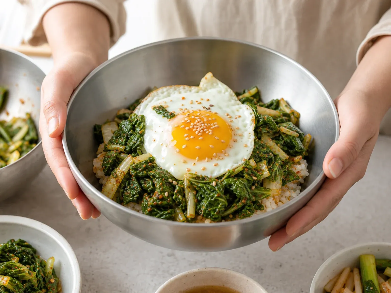 봄동 비빔밥
