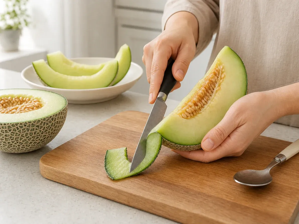 멜론 쓴맛이 날 때 2단계 (확대)
