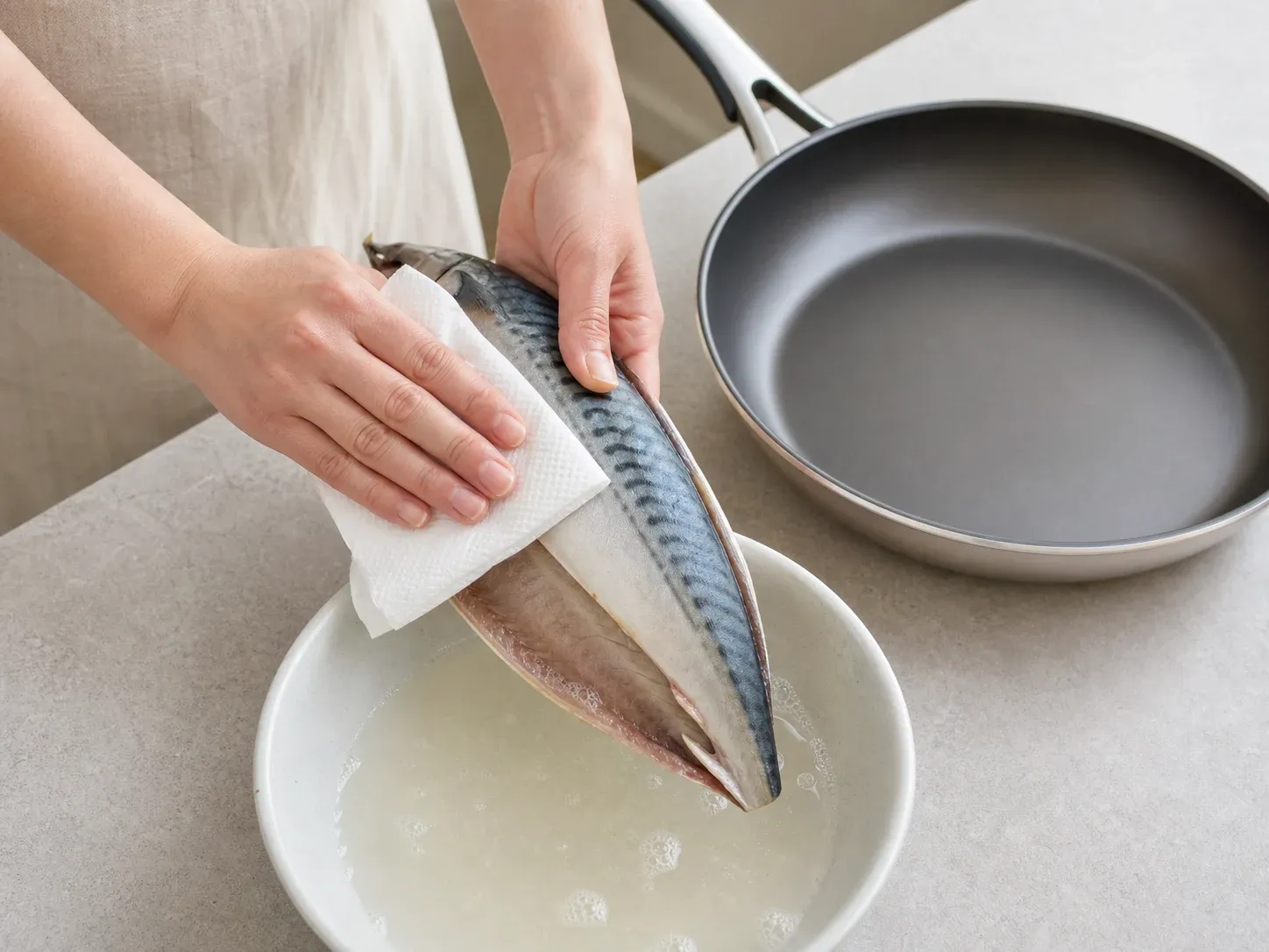 고등어 짠 간고등어 짠맛 빼기 3단계