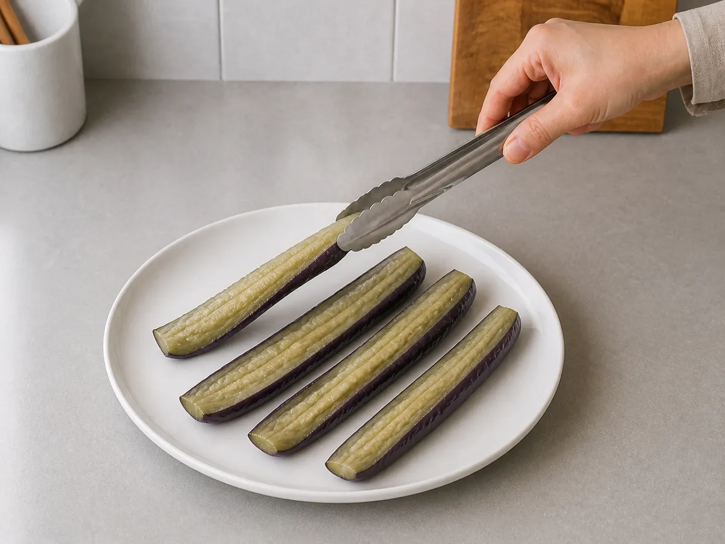 가지 가지나물 3단계