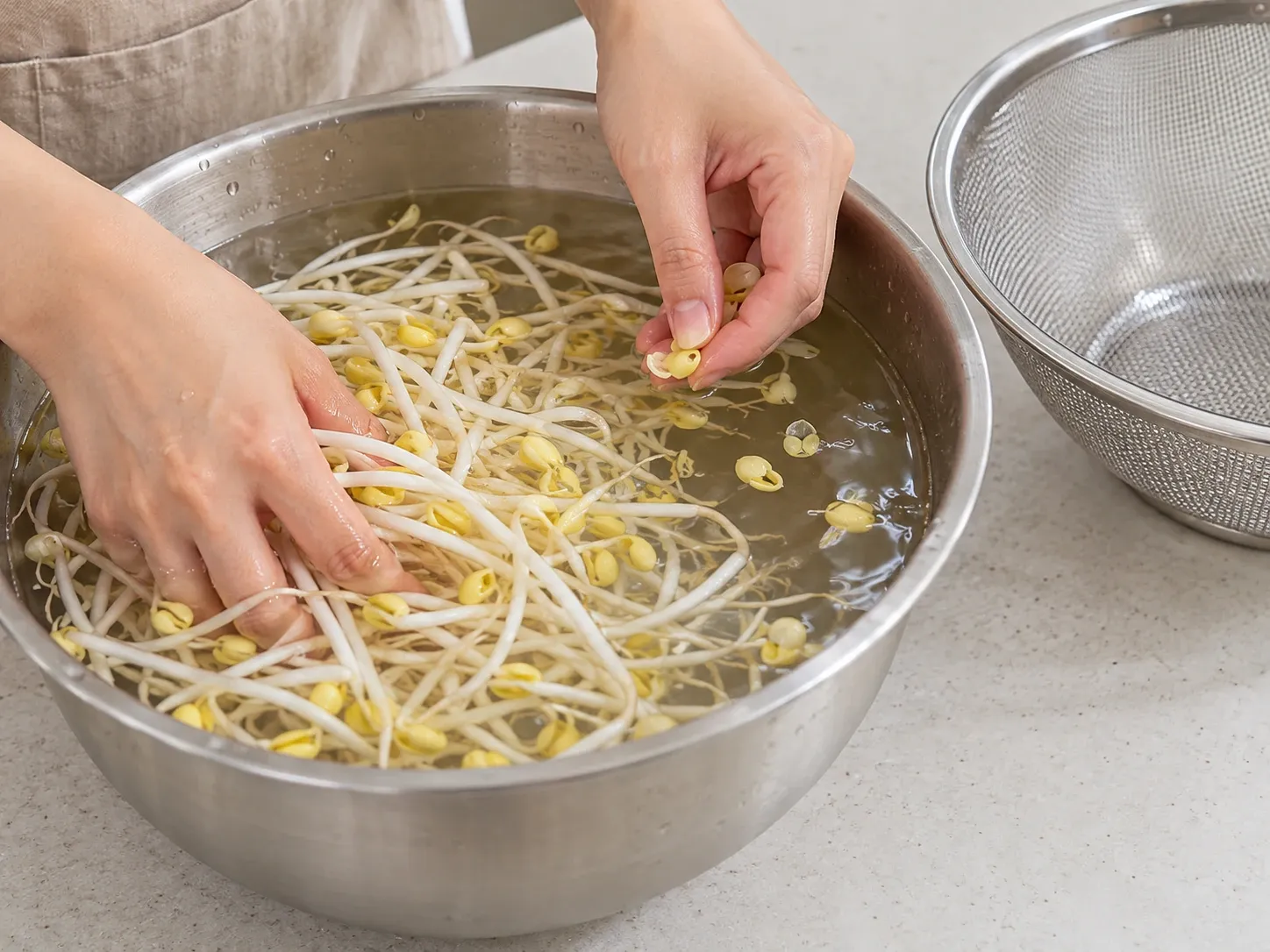 콩나물 콩나물국 1단계 (확대)