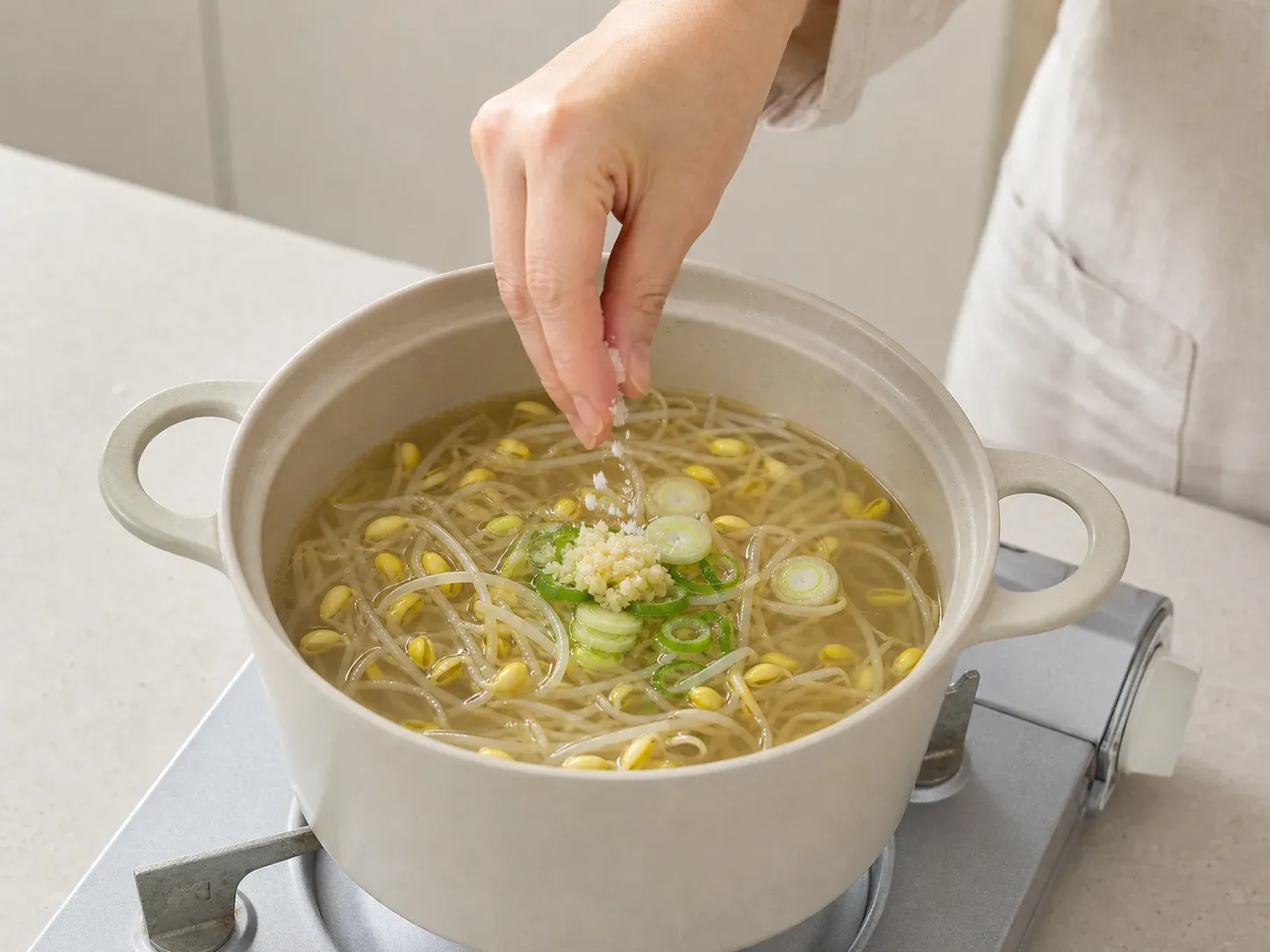 콩나물 콩나물국 3단계 (확대)