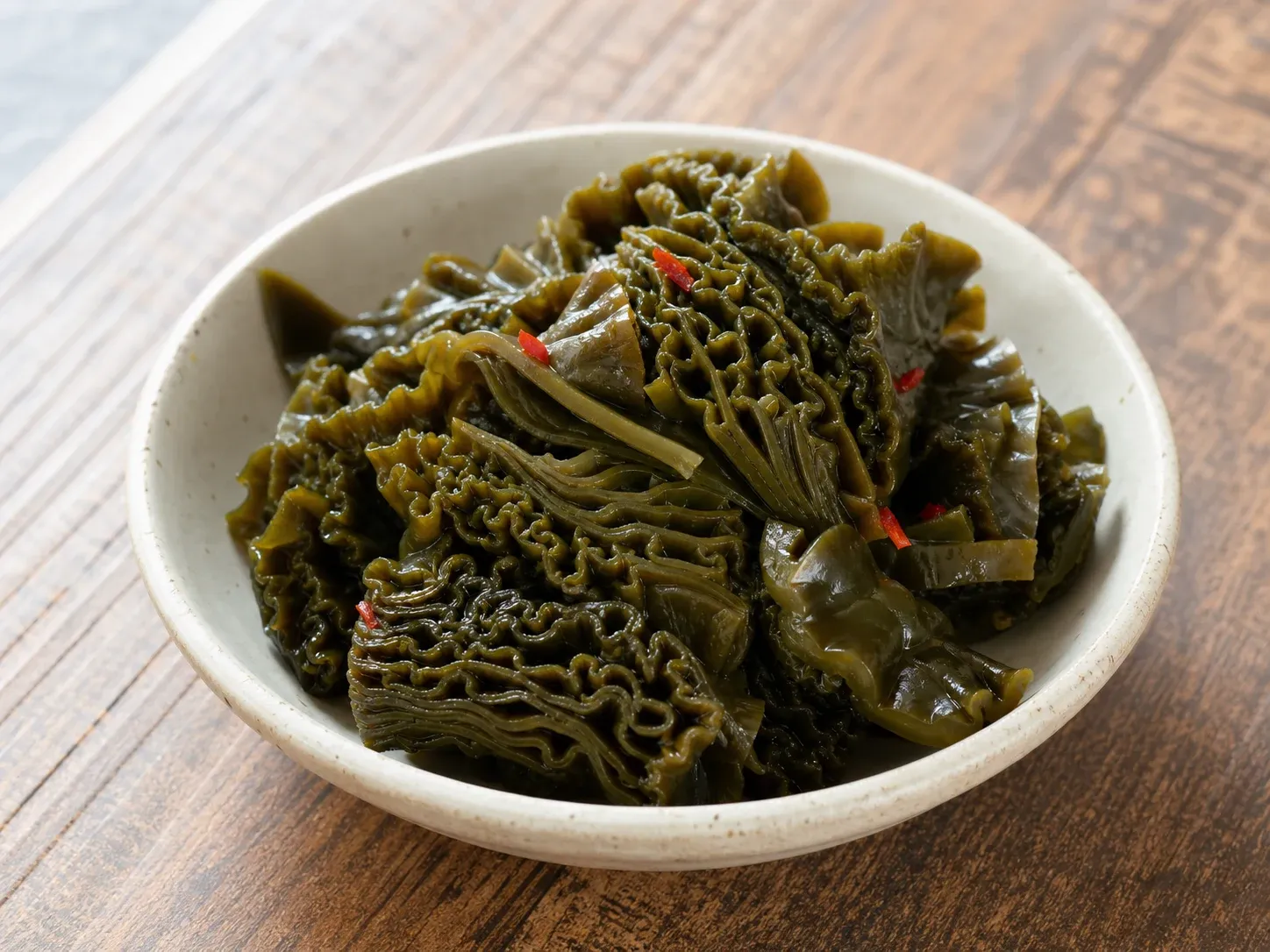 미역귀 데쳐 무침