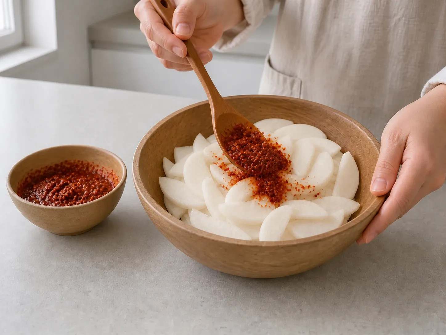 참외 참외 무침 5단계