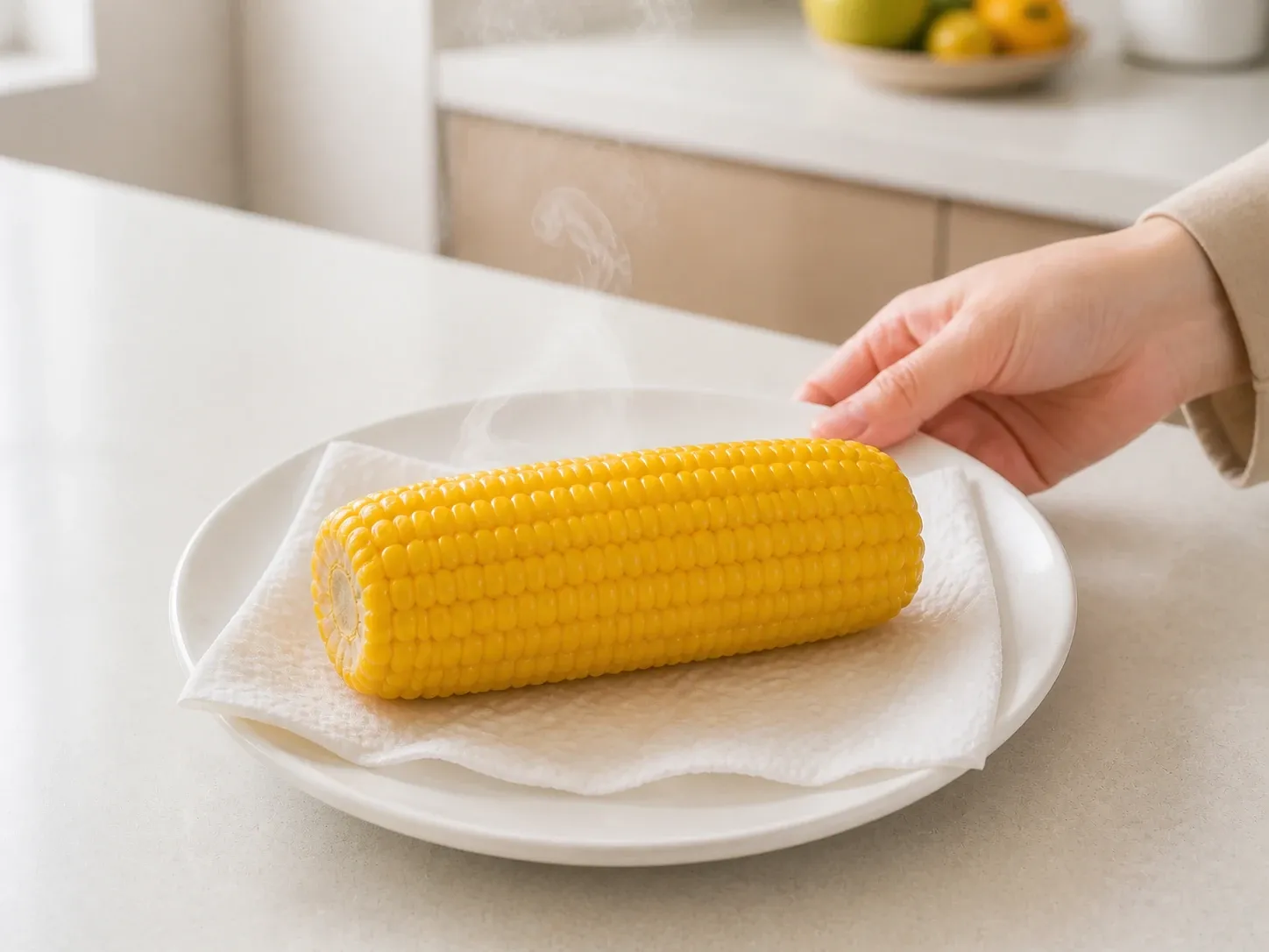옥수수 딱딱해진 옥수수 다시 데우기