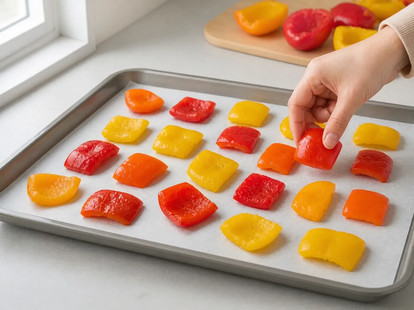 파프리카 파프리카 구이(로스트) 4단계 (확대)
