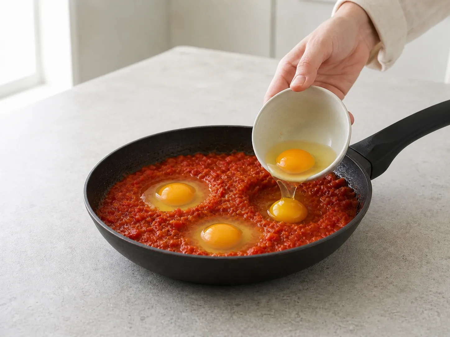 토마토 토마토 샥슈카 4단계