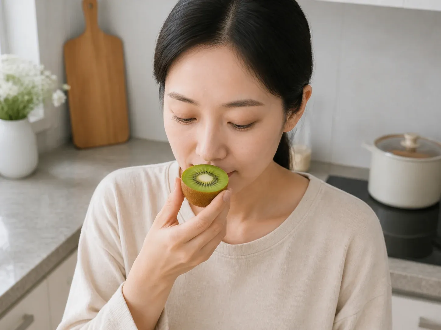 키위 먹어도 될까 판단하기 2단계