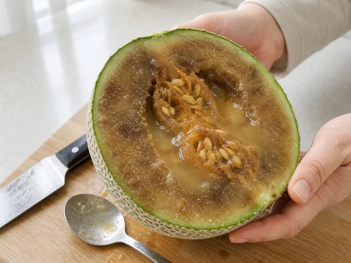 멜론 먹어도 될까 판단하기 3단계 (확대)
