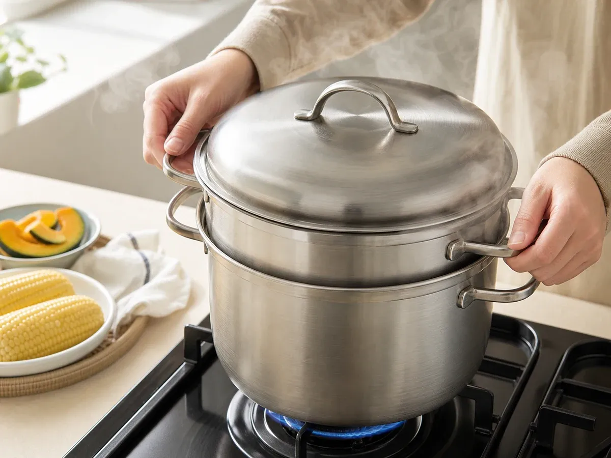 옥수수 옥수수 맛있게 찌기 3단계 (확대)