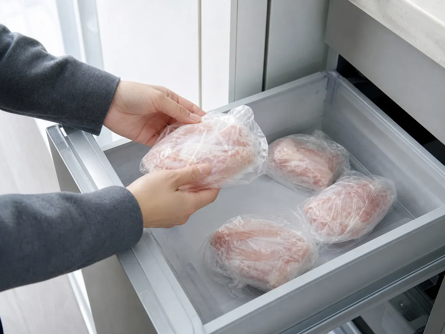닭고기 안전하게 해동하기 3단계
