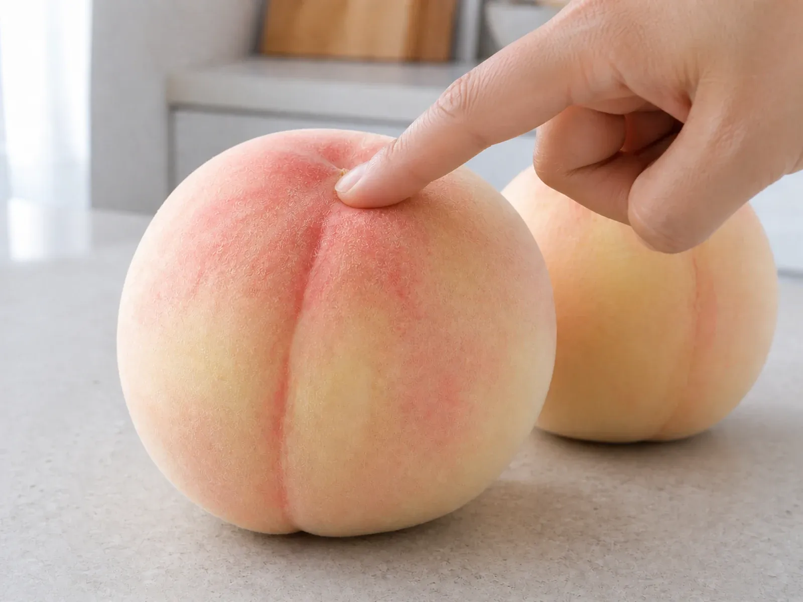 복숭아 다 익으면 품종에 맞게 냉장 1단계 (확대)