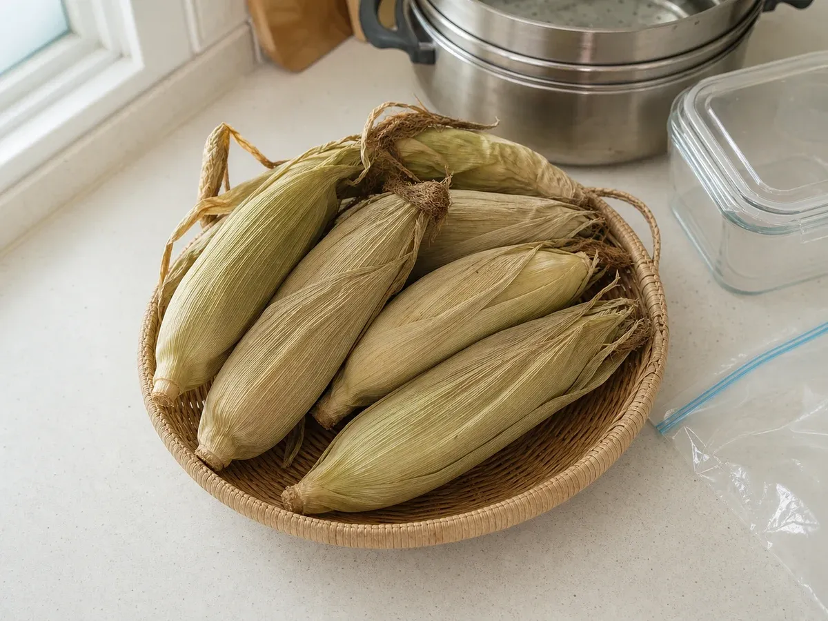 옥수수 실온 보관 (권하지 않아요)