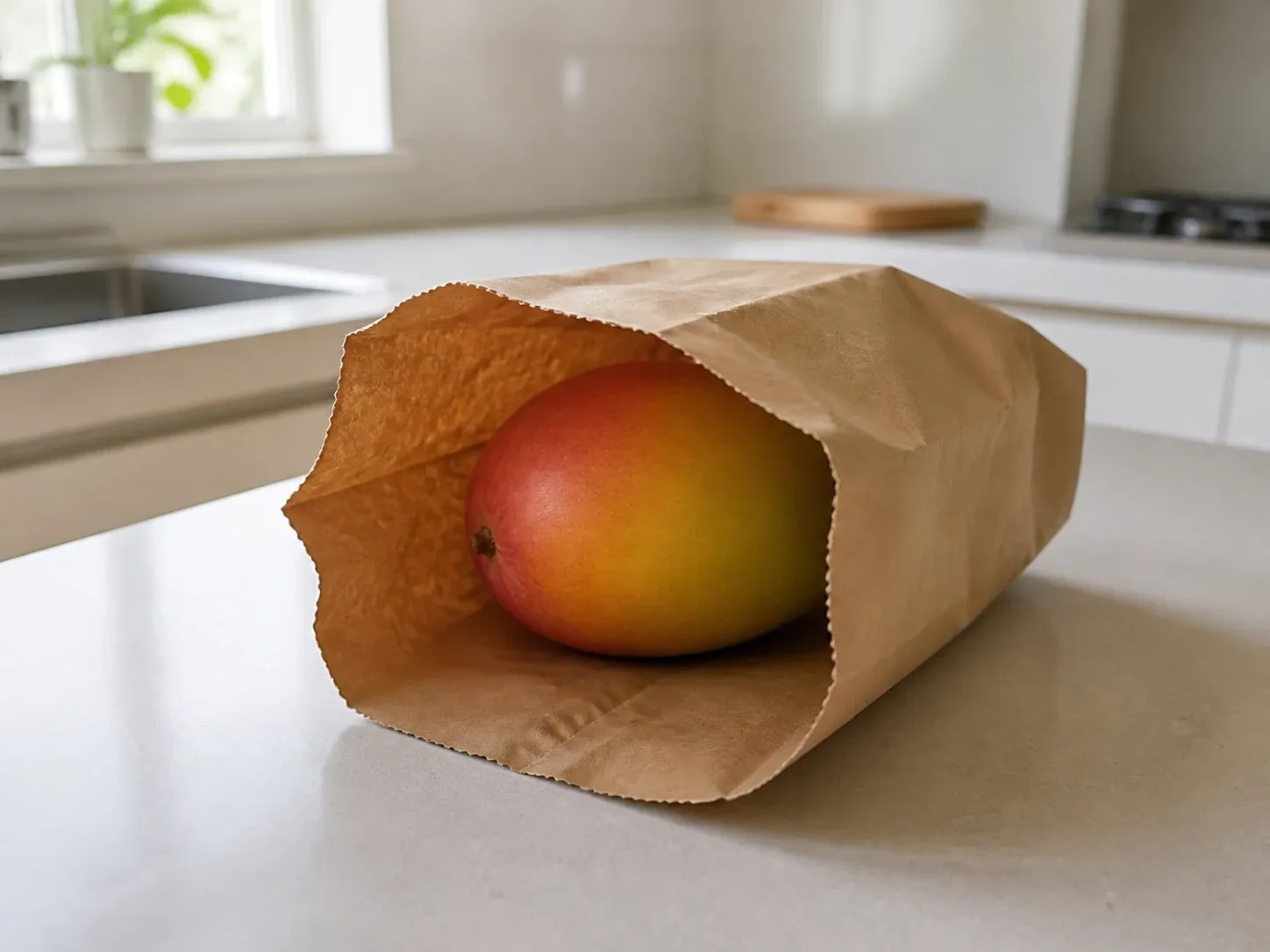 망고 빨리 익히기 (종이봉투)