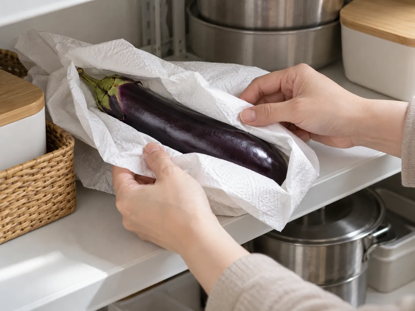 가지 서늘한 실온에 두기 (단기 추천) 4단계