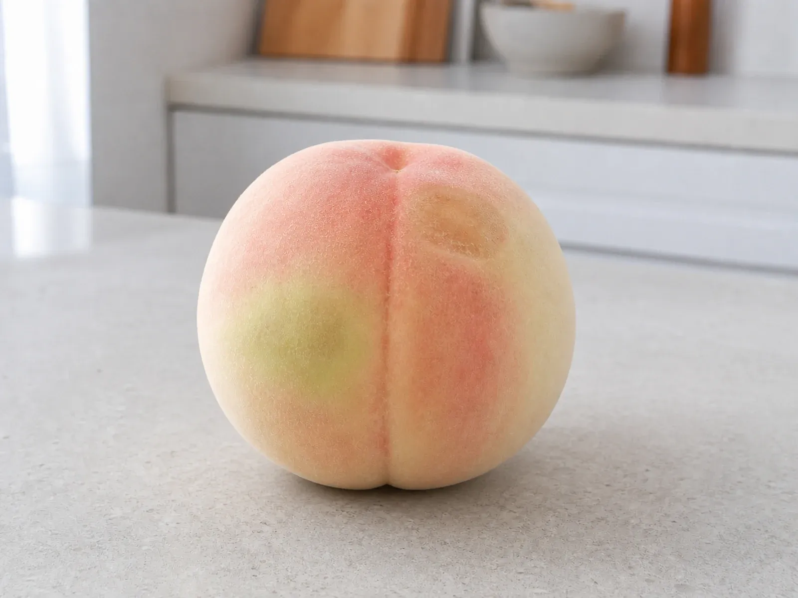 피해야 할 복숭아 예시